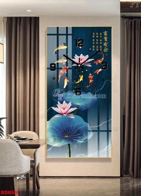 File tranh gốc File tranh đồng hồ tráng gương BDH508 (bản quyền) Filetranh.com