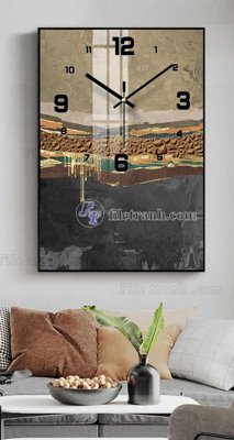 File gốc File tranh đồng hồ tráng gương BDH602 (in mica) làm quà tặng