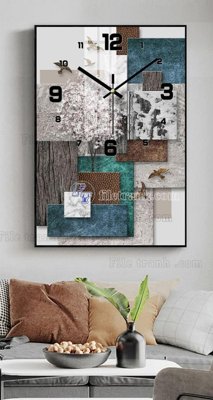 File PSD File tranh đồng hồ tráng gương BDH616 (gốc) cho in quảng cáo