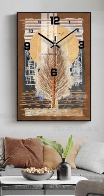 File PSD File tranh đồng hồ tráng gương BDH619 (bản gốc) độ phân giải cao