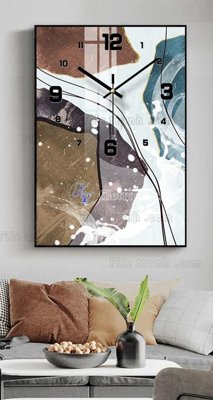 File tranh File tranh đồng hồ tráng gương BDH626 (gốc) in trên kính