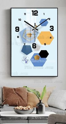 File tranh File tranh đồng hồ tráng gương BDH690 (gốc) chủ đề con người