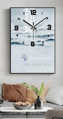 Tải về hình ảnh gốc File tranh đồng hồ tráng gương BDH701 sắc nét