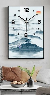 Cung cấp file tranh gốc File tranh đồng hồ tráng gương BDH708 độc quyền