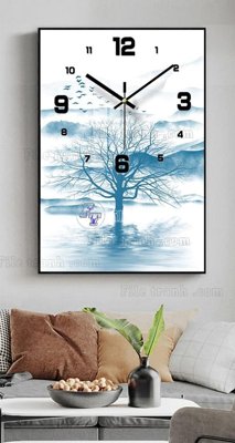 File tranh File tranh đồng hồ tráng gương BDH712 (bản gốc) in canvas