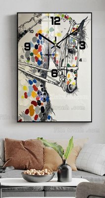 File PSD File tranh đồng hồ tráng gương BDH755 (bản gốc) dễ dàng edit