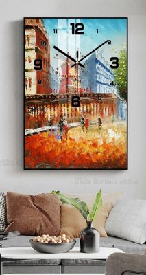 File in mica File tranh đồng hồ tráng gương BDH848 (bản gốc) siêu trong