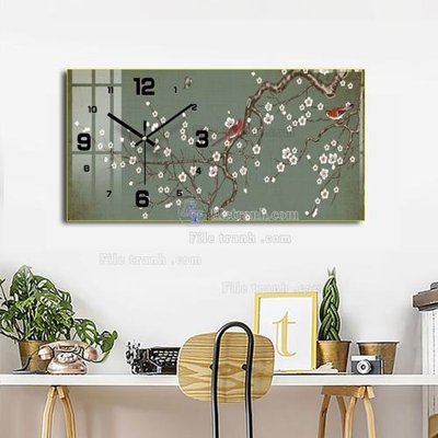 Tải file File tranh đồng hồ tráng gương BDH896 (gốc) in ấn ngay lập tức