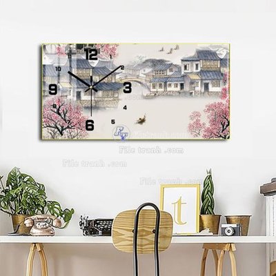 File gốc File tranh đồng hồ tráng gương BDH901 (dành cho quảng cáo)