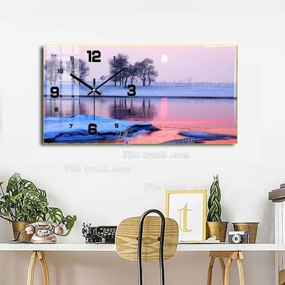 Tải file File tranh đồng hồ tráng gương BDH918 (gốc) in nhanh