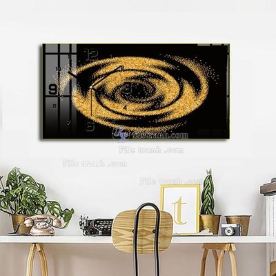 File PSD File tranh đồng hồ tráng gương BDH940 (nguyên bản) cho thiết kế