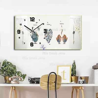 Tải file File tranh đồng hồ tráng gương BDH960 (gốc) làm file thiết kế