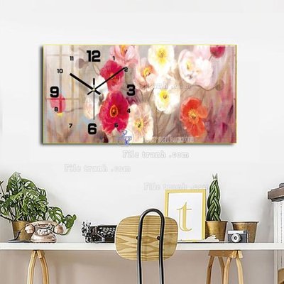 File PSD File tranh đồng hồ tráng gương BDH972 (nguyên gốc) chất lượng cao