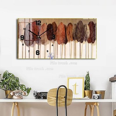 File tranh File tranh đồng hồ tráng gương BDH973 (ảnh gốc) chi tiết rõ ràng