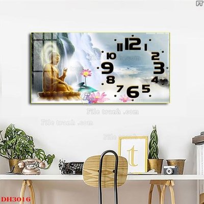 Tải file gốc File tranh đồng hồ tráng gương DH3016 (in tráng gương) siêu đẹpFile tranh gốc File tranh đồng hồ tráng gương DH3016 chất lượng cao