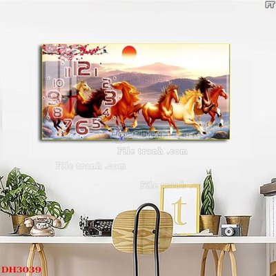 File gốc File tranh đồng hồ tráng gương DH3039 (dành cho quảng cáo)