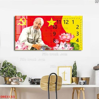 Ảnh mô tả file gốc in mica File tranh đồng hồ tráng gương DH3133