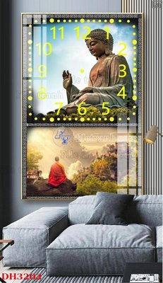 File gốc File tranh đồng hồ tráng gương DH3202 (PNG) trong suốt (transparent)