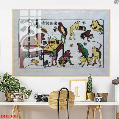 Download file File tranh đồng hồ tráng gương DH3309 (gốc) in mica ốp bếp