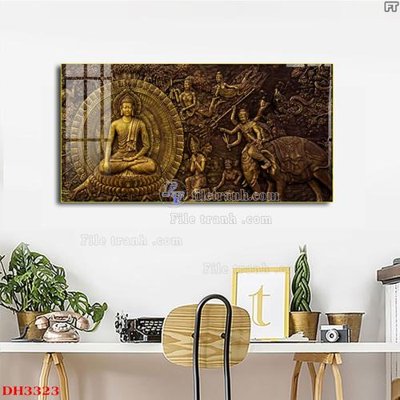 Tải file File tranh đồng hồ tráng gương DH3323 (PSD) cho in ấn quảng cáo