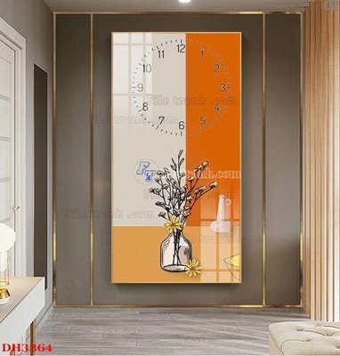 Tải file File tranh đồng hồ tráng gương DH3364 (gốc) in ấn ngay lập tức