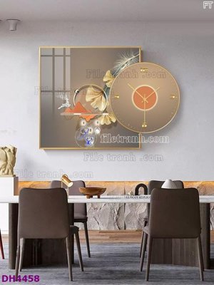 Tải file gốc File tranh đồng hồ tráng gương kiểu mới DH4458 (in tráng gương) 3DFile gốc File tranh đồng hồ tráng gương kiểu mới DH4458 (sẵn sàng in) chất lượng cao