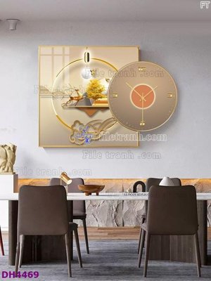 Tải file gốc File tranh đồng hồ tráng gương kiểu mới DH4469 (in tráng gương) siêu đẹpFile tranh gốc File tranh đồng hồ tráng gương kiểu mới DH4469 chất lượng cao