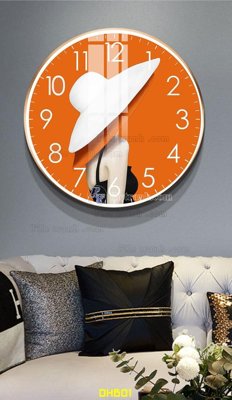 File gốc File tranh đồng hồ tráng gương DH601 (PNG) nền trong suốt