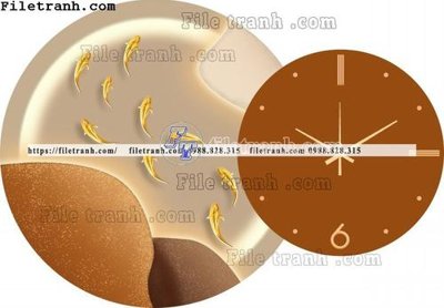 Mua file gốc tranh đồng hồ DH7013 (chất lượng) tại Filetranh.com