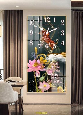 File gốc File tranh đồng hồ tráng gương FTDH107 (dành cho quảng cáo)