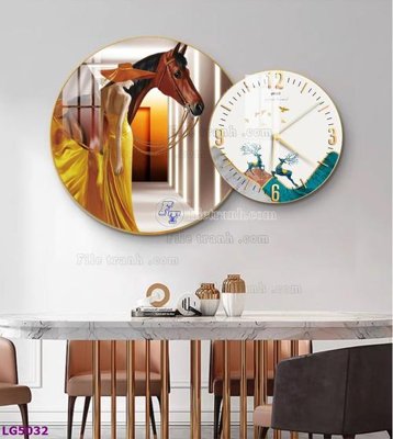 Tải file gốc File tranh đồng hồ tráng gương tròn lồng ghép LG5032 (bản PSD) chỉnh sửa được