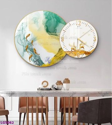 File gốc File tranh đồng hồ tráng gương tròn lồng ghép LG5062 (chuẩn CMYK) cho nhà in