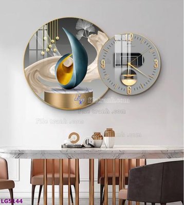 Tải file File tranh đồng hồ tráng gương tròn lồng ghép LG5144 (gốc) làm file tranh quảng cáo