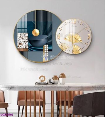Mua file ảnh gốc File tranh đồng hồ tráng gương tròn lồng ghép LG5294 (chất lượng cao)
