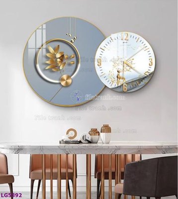 File gốc File tranh đồng hồ tráng gương tròn lồng ghép LG5392 (ảnh chi tiết) để in ấn