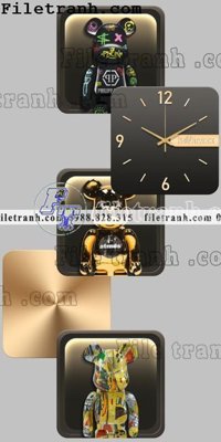 Tải file gốc tranh dong ho gau kieu moi 506 (in tráng gương) cao cấpFile gốc tranh dong ho gau kieu moi 506 (in ấn) phiên bản độc quyền