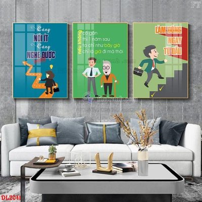 File tranh File động lực DL2041 (bản gốc) in lụa 5D