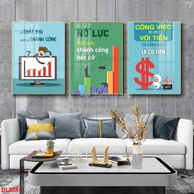 File tranh File động lực DL2084 (bản gốc) in lụa 5D