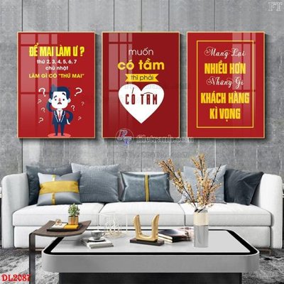 File tranh File động lực DL2087 (bản gốc) in lụa dán tường