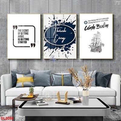 File gốc File động lực DL2098 (in lụa) tranh phong thủy