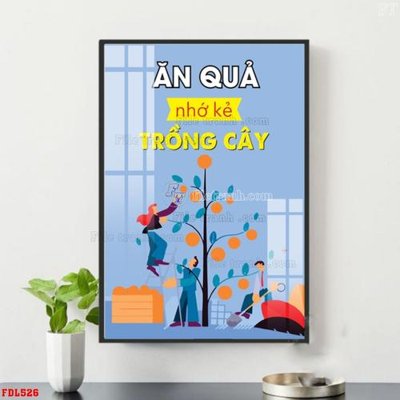 File gốc File động lực FDL526 (in lụa) tranh phong thủy