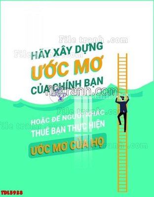 File gốc File tranh động lực TDL5938 (in tráng gương) nghệ thuật