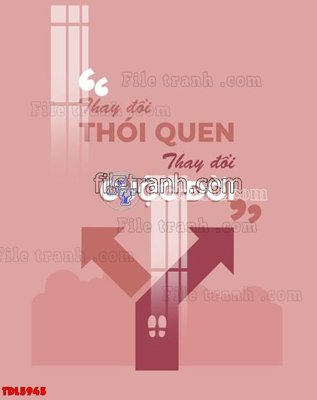 File ảnh File tranh động lực TDL5945 (gốc) trang trí khách sạn