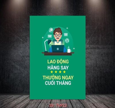 File tranh File động lực TVP23 (bản gốc) trang trí văn phòng