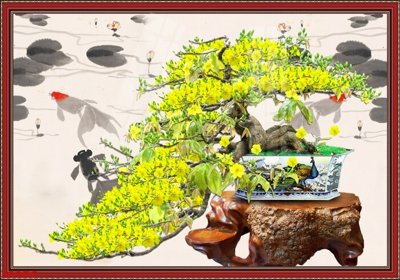 Tải file gốc File tranh chậu mai bonsai 389BS (in khổ lớn) quảng cáo