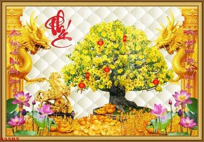 File tranh quảng cáo File tranh chậu mai bonsai 435BS (download file gốc)