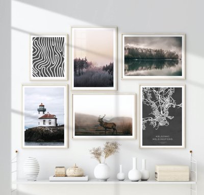 Tải file gốc File tranh bộ nhiều tấm in nhà hàng khách sạn tối giản A1014 (bản PSD) còn layer