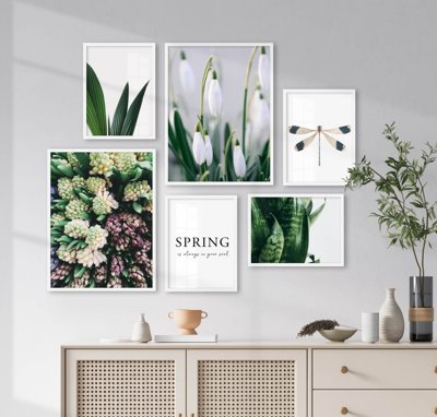 Hình ảnh file gốc in lụa File tranh bộ nhiều tấm in nhà hàng khách sạn tối giản A1084