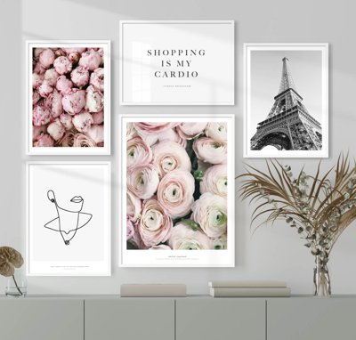 Tải file File tranh bộ nhiều tấm in nhà hàng khách sạn tối giản A1092 (gốc) in nhanh