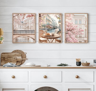 File tranh File tranh bộ nhiều tấm in nhà hàng khách sạn tối giản A1096 (bản gốc) trang trí văn phòng